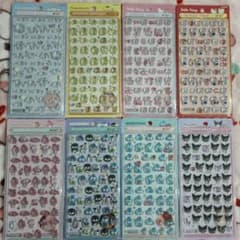 サンリオ ボンボンドロップシール mini コンプリート 8シートセットのサムネイル