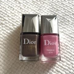 Dior ヴェルニ ネイルカラー 2本セット ブラウン／ピンク - メルカリ