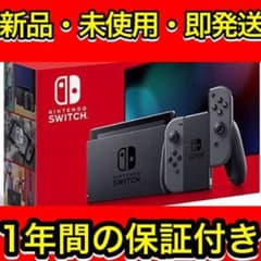Nintendo Switch 本体 新品 グレーのサムネイル