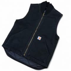 Carhartt ダック ベスト V01 BLK 黒 S カーハート - メルカリ