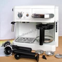 お得！デロンギ コンビコーヒーメーカー BCO410J-B 一台三役エスプレッソ 美品 デロンギ コンビコーヒーメーカー BCO410J-W 一台三役