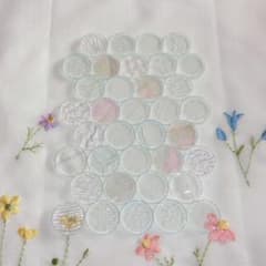 【送料無料】ハンドメイド　材料　ステンドグラス no.268　パネル用　クリアのサムネイル