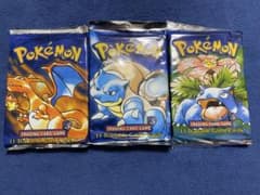 ポケモンカードゲーム Base Set 未開封パック 3種セット - メルカリ