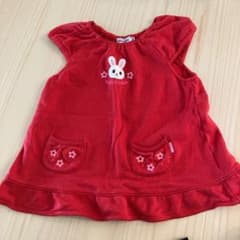 【お値下げ】ミキハウス チュニック ワンピース　Tシャツ　100のサムネイル