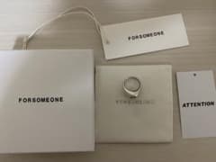 FORSOMEONE PEACE RING SILVER 9号 - メルカリ