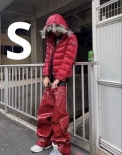 goar.archive クロコレザーパンツ goar.archive 赤 クロコ レザーパンツ 新品未使用 Sサイズ - メルカリ