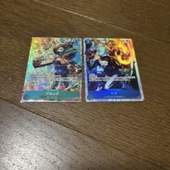 ワンピースカード ブルック SR パラレル　サボSRのサムネイル
