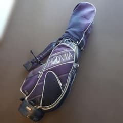 本間ゴルフ　HONMA　ゴルフバッグ　ブラック　キャディバッグ　フード付き