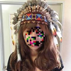 ちーたむむむ様専用。ハロウィン インディアン ヘッドピース 髪飾りのサムネイル