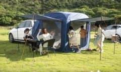 防災にもカーテールテント車につなげられるテント - メルカリ
