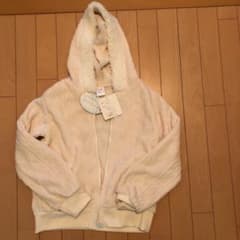 フリース　フンワリ　白　　新品のサムネイル