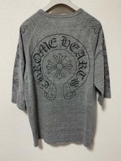 CHROME HEARTS クロムハーツ クロスロゴ ラグラン 七分袖 Tシャツ