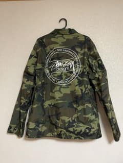 stussy コーチジャケット　迷彩　サイズLのサムネイル