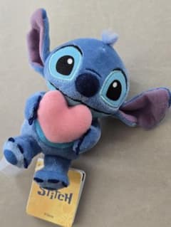 ディズニー スティッチ ファンカラマスコット ハート ピンク ぬいぐるみ