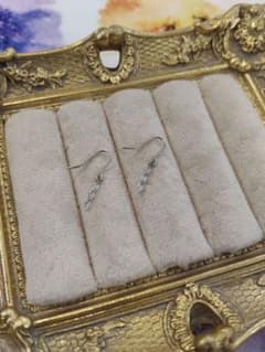 合計0.2ct レーザーホールダイヤモンド スイングピアス プラチナのサムネイル