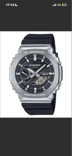 癒*る様 G-SHOCK デジタル腕時計 ブラック/シルバーのサムネイル