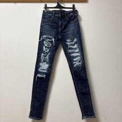 AMERICAN EAGLE ダメージスキニーデニムのサムネイル