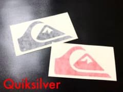 【未使用】クイックシルバー★Quiksilver★カッティングステッカー★小2枚のサムネイル