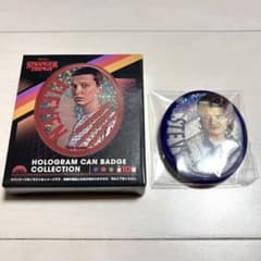 新品未開封】ストレンジャーシングス ホログラム缶バッジ スティーブ