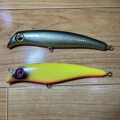 ミラクルワークス　ボケボケ　140 ウッド　シーバス　ブルーブルー　原工房 原工房 ミラクルワークス ミヤメケ メケメケ ウッド シーバス - メルカリ