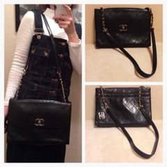 【値下げ】▲CHANEL▲ヴィンテージ チェーンバッグ（正規品）送料込のサムネイル