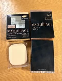 新品パフ付き マキアージュ ドラマティックパウダリーEX オークル00ファンデのサムネイル