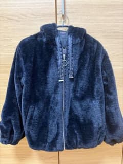 JENNI love フェイクファー くま耳 フード付き ブルゾン　150cmのサムネイル