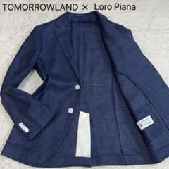 極美品】定価7.5万 ロロピアーナ × トゥモローランド ピルグリム 46 紺