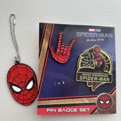 SPIDER-MAN No Way Home ピンバッジ、キーホルダーセットのサムネイル