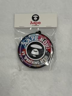 AAPE BY A BATHING APEの円形ラバーキーホルダーのサムネイル