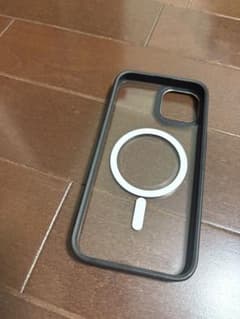 MagSafe対応 iPhone14用 クリアケース ブラックのサムネイル