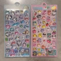 海外正規品　硬いシール　立体シール　ぷくぷく　3Dシール　2枚セット　うるちゅるのサムネイル
