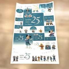 東京ディズニーシー25周年 Sparkling Jubilee シールのサムネイル