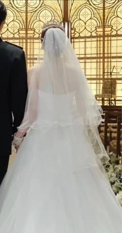 ウエディンヴェール、グローブ結婚式のサムネイル