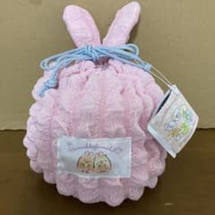 すみっコぐらし ふしぎなうさぎのおにわ うさ耳ぽこぽこポーチ 【 ピンク 】
