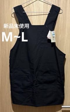 新品未使用しまむら エプロン ブラック M〜L ポケット付き 撥水のサムネイル