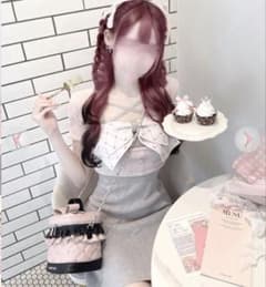 新品未使用 HONEY MEW モノグラムリボンアンサンブルワンピース XS