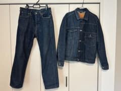 Levi's beamsハーフアンドハーフデニムジャケット セットアップのサムネイル