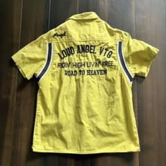 LOUD ANGEL VTG ボーリングシャツ イエロー(からし)のサムネイル