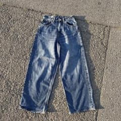 Zara バギーフィットデニムパンツ36 - メルカリ