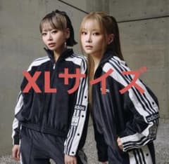 ADIDAS XL アディブレイク ベロア トラックトップ 黒 IW5581 IW5581 W ADIBREAK VELOUR TT *BLACK 682576-0001｜エービーシー
