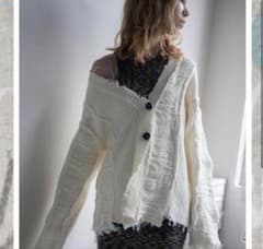 PERVERZE Wave stripe crash knitのサムネイル