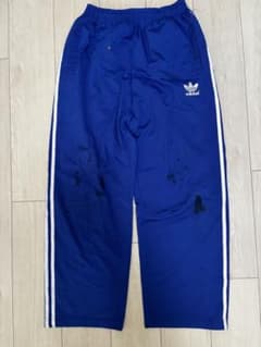 adidas アディダス ジャージ トレフォイルロゴ ブルー ホワイトのサムネイル