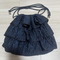 casselini フリルネイビーショルダーバッグのサムネイル