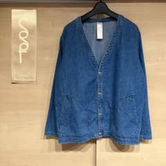 Seventh Sense Folklore デニム カバーオール カーディガン Seventh Sense Folklore デニム カバーオール カーディガン - メルカリ