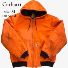 thank  Carhartt　アクティブジャケット　Mオレンジ　USA製 thank 様専用 Carhartt アクティブジャケット Mオレンジ USA製 - メルカリ