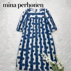 ★z ミナペルホネン friend ワンピース ドット柄 ストライプ ナチュラル ミナペルホネン friend ワンピース ドット柄 ストライプ ナチュラル