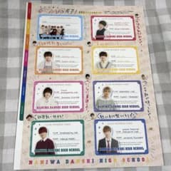 なにわ男子 部員証スペシャルシート Seventeen 2020 6&7のサムネイル