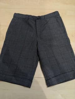COMME CA ISM 半ズボン 130A グレー系チェックのサムネイル