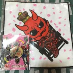 仮面ライダー電王 ミニタオル&くるくるピンバッジのサムネイル